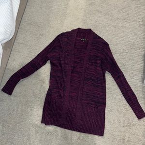 Aritzia magenta cardigan